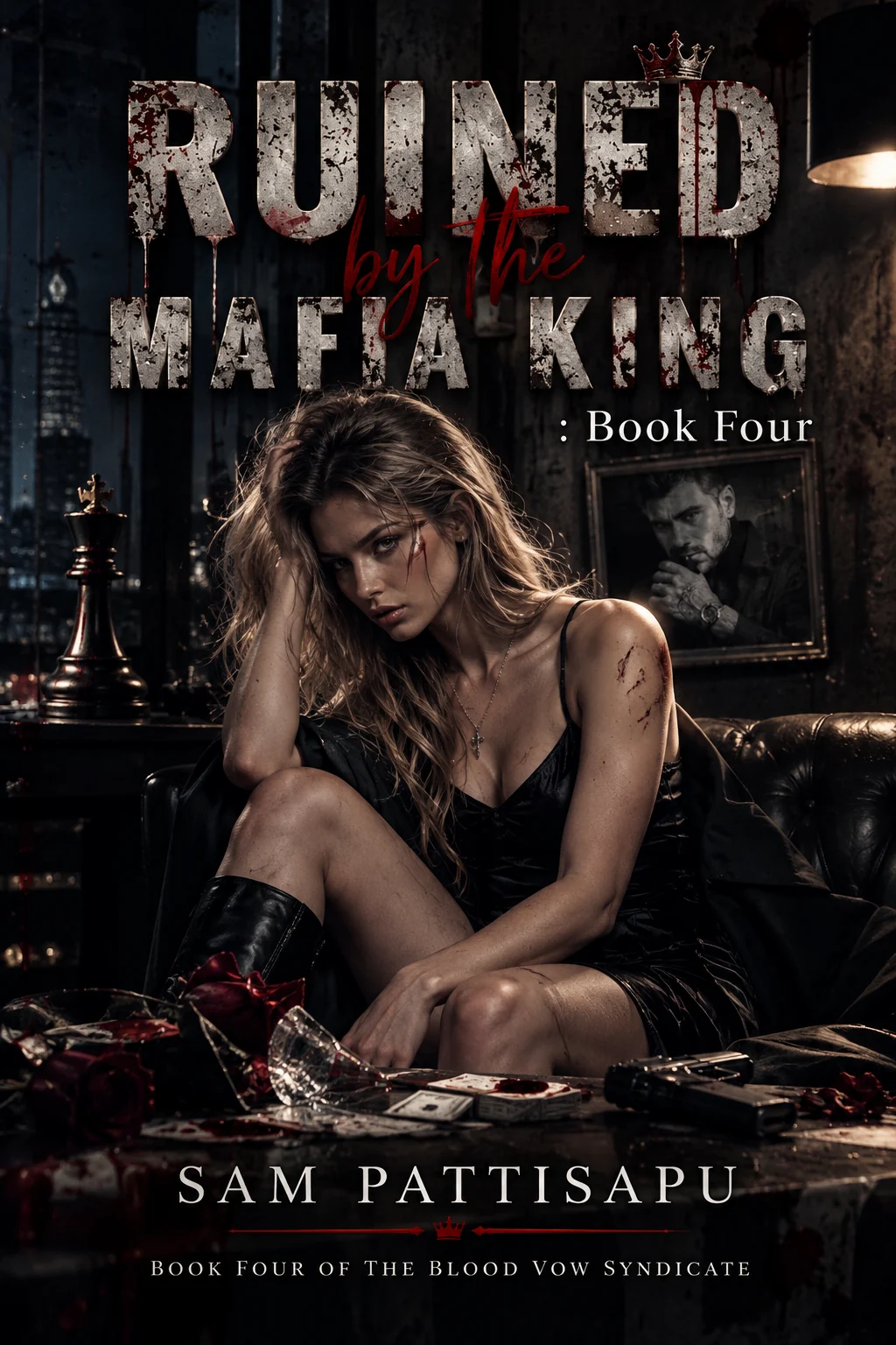 Cover of Ruined by the Mafia King by Sam Pattisapu